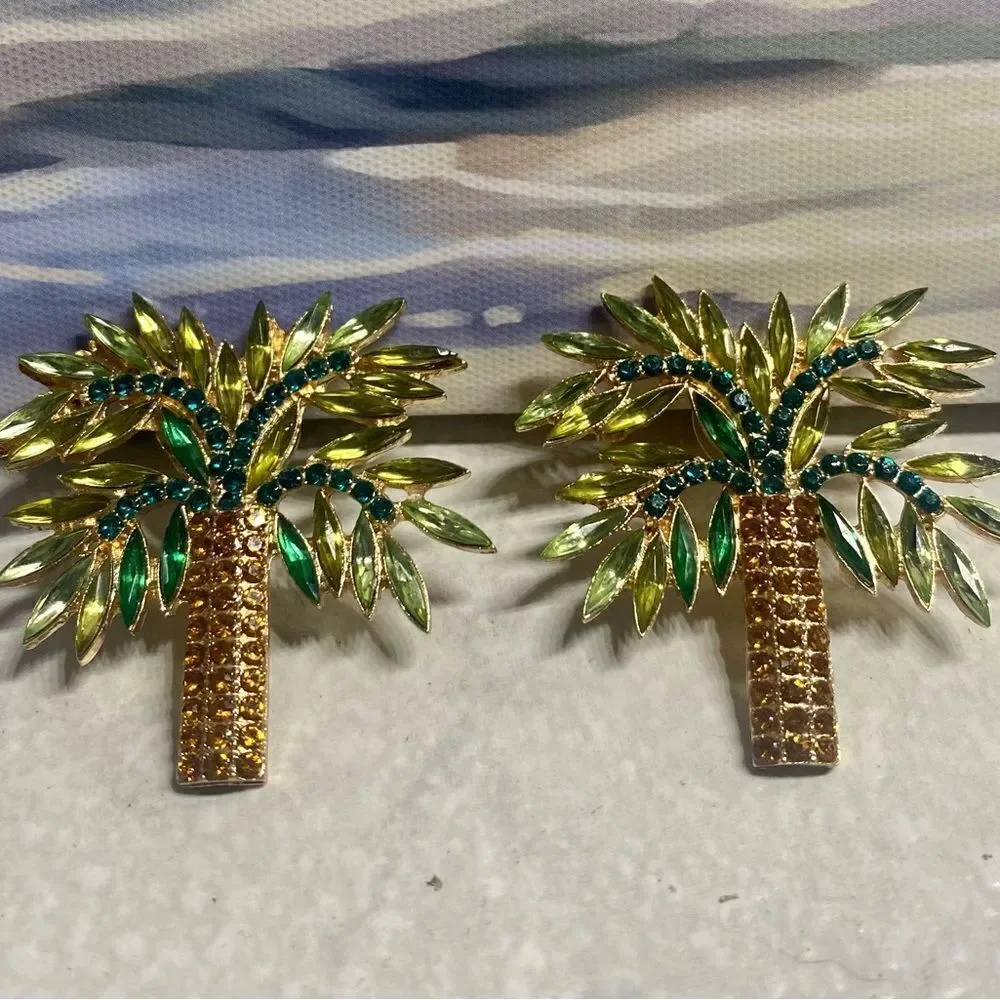 Palm Tree Earrings
